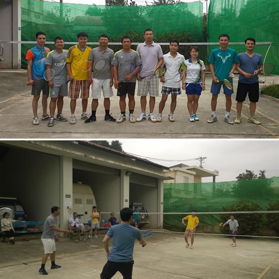 Chi đoàn Trung tâm Tần số VTĐ khu vực VIII tổ chức Giải cầu lông tại Trung tâm