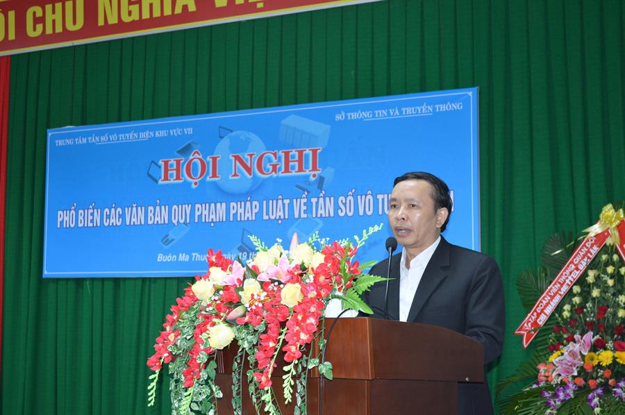 Ông Lê Đình Hoan phát biểu khai mạc hội nghị