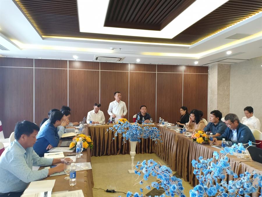 Phó Cục trưởng Cục Tần số VTĐ Trần Mạnh Tuấn phát biểu kết luận Hội nghị