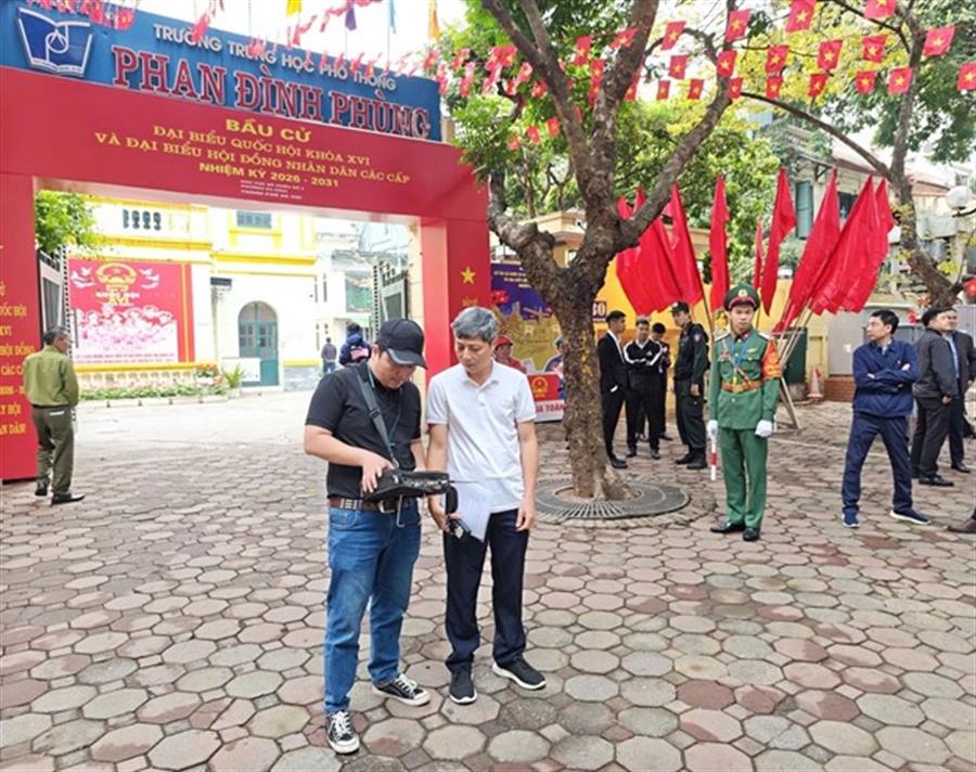Hoạt động kiểm soát tần số phục vụ bầu cử tại thành phố Hà Nội