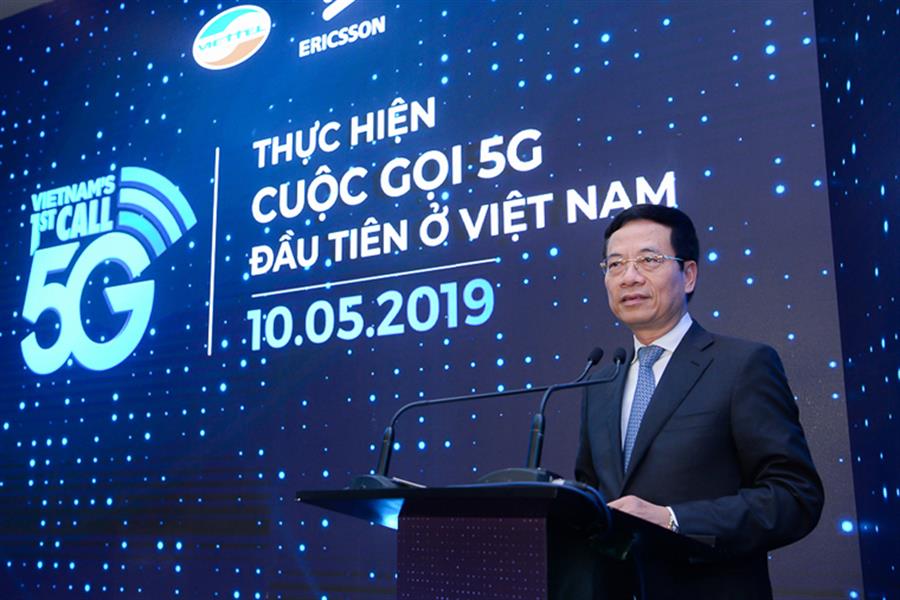Bộ trưởng Bộ TT&TT Nguyễn Mạnh Hùng phát biểu tại sự kiện
